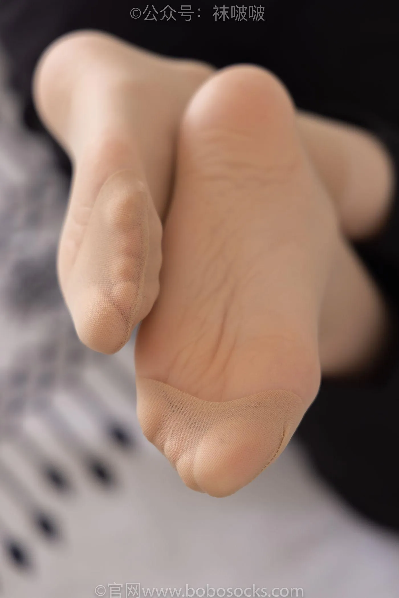 [BoBoSocks袜啵啵]NO.085 小甜豆-平底鞋、短灰丝、短肉丝 [140P]插图1